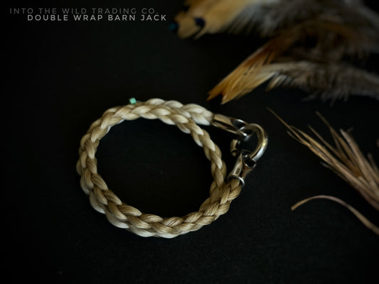 The Barn Jack Mini Double Wrap Horsehair Bracelet