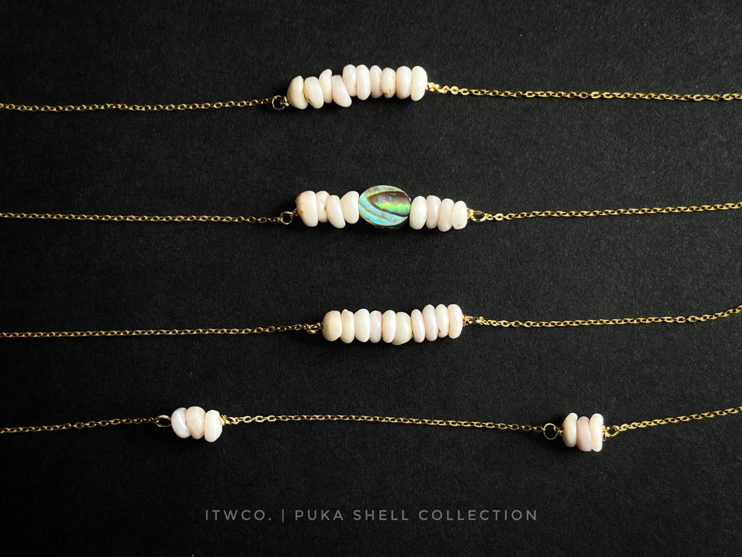 Hawaiian Puka Shell Necklace Collection