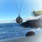 Puka Shell + Compass Rose Charm Necklace