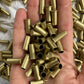 Miriam Turkey Feather + Recycled .22 Bullet Earrings