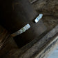 Hammered Herkimer Diamond + Peridot Cuff Bracelet ♢ rts