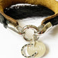 Water Buffalo Leather Horsehair Custom Cuff Bracelet + charms