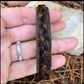 Water Buffalo Leather Horsehair Cuff Bracelet