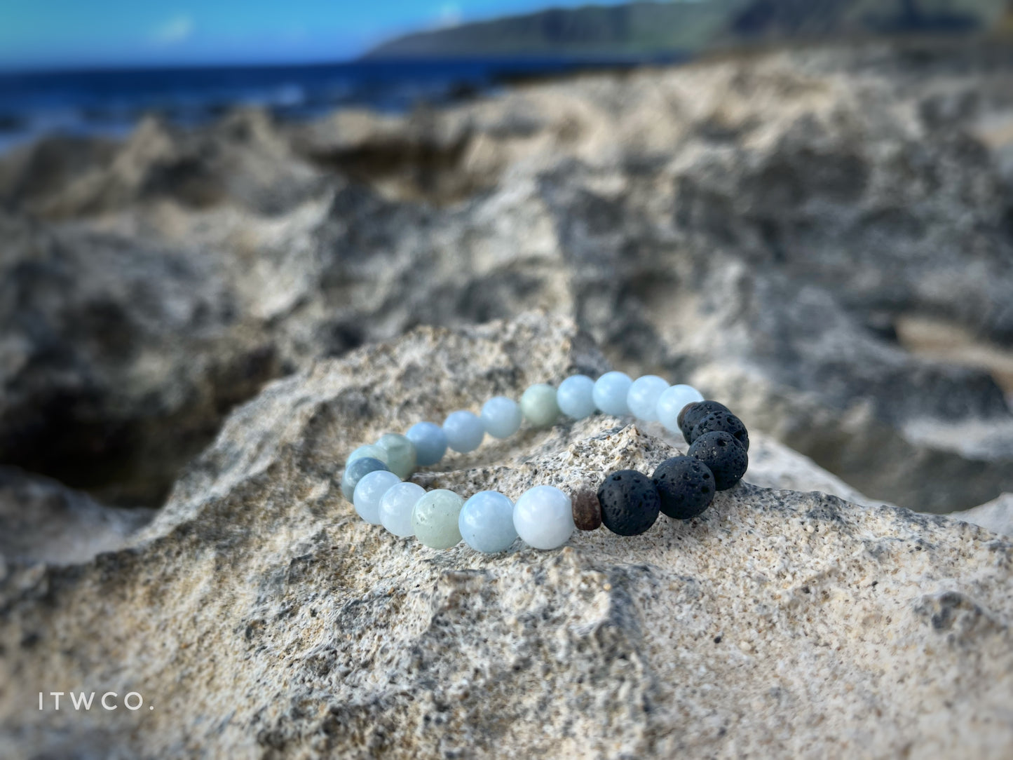 Aquamarine Oil Diffuser Bracelet