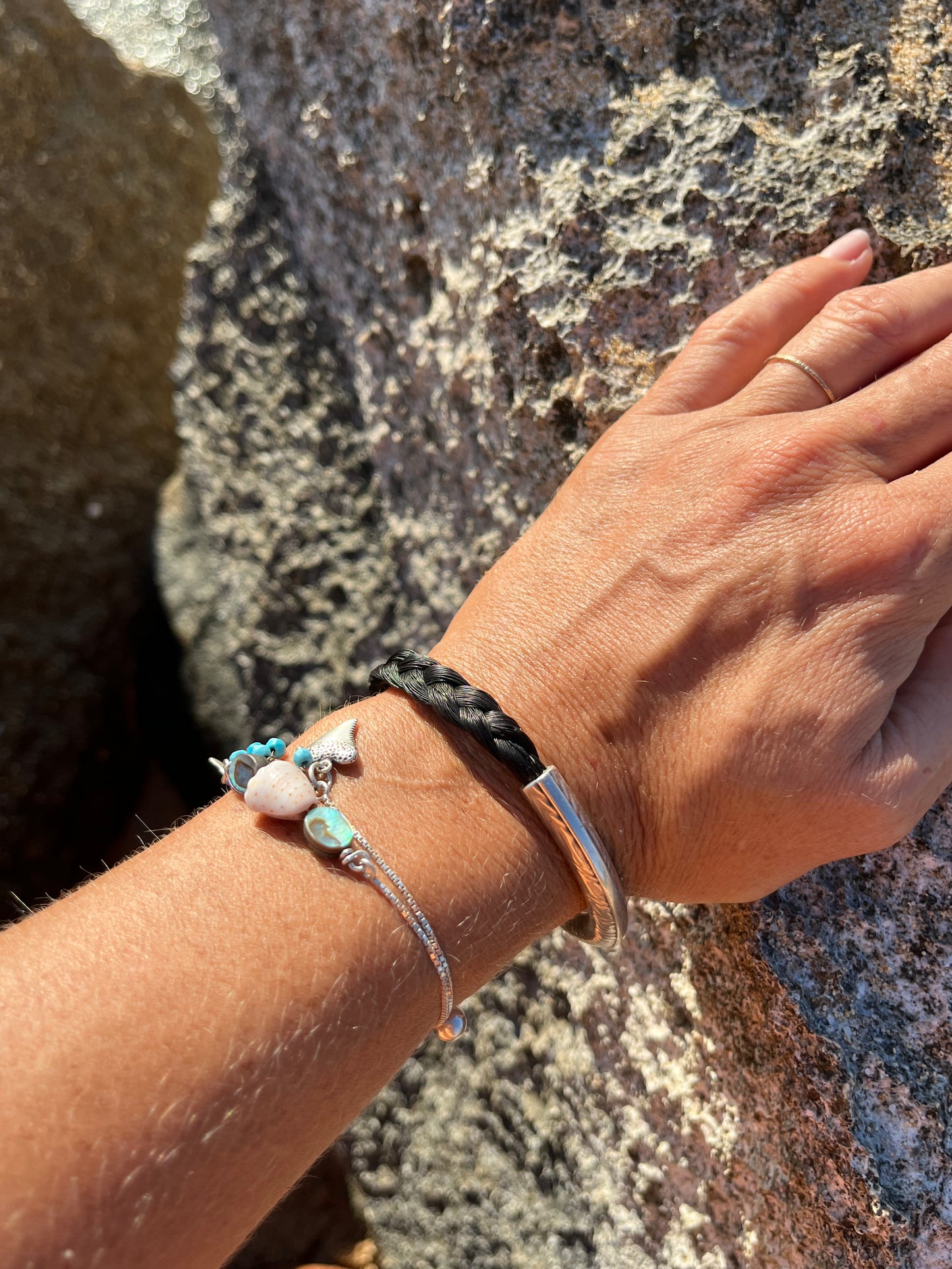 Greek Horsehair Tribute Bangle