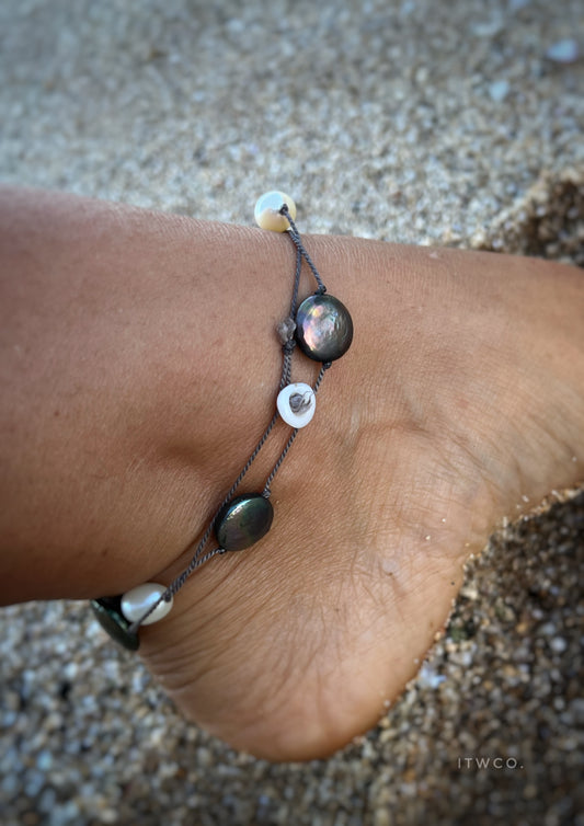 Pearl + Puka Anklet MTO