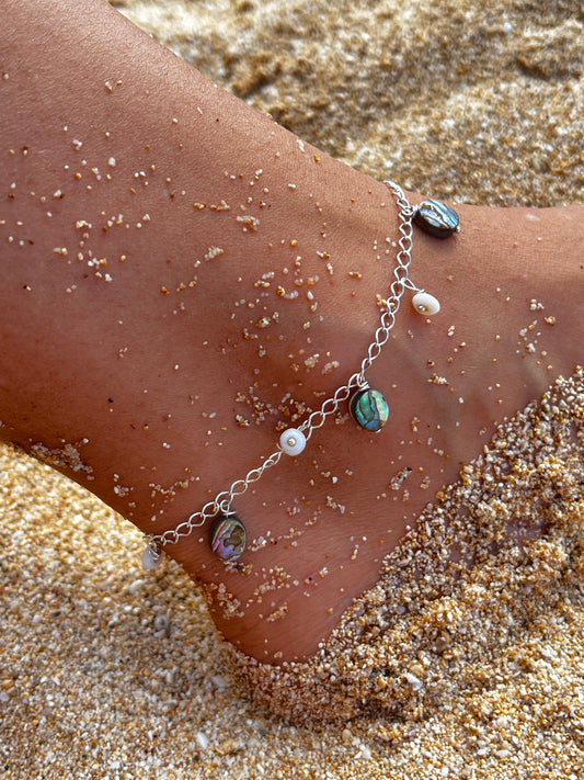 puka shell anklet