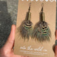 MINI Feather + Recycled .22 Bullet Earrings