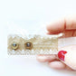 Recycled 9mm Gemstone Stud Earrings