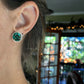Custom Gemstone + Hair Tribute Earrings