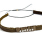 Water Buffalo + Sterling Leather Bracelet