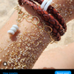 Puka Shell Hammered Bracelet