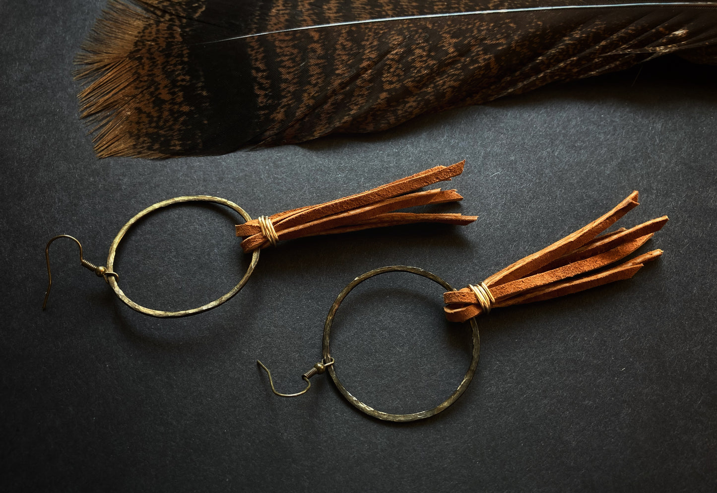 The Chiliad Leather Earrings