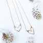 Hammered Heart Necklace