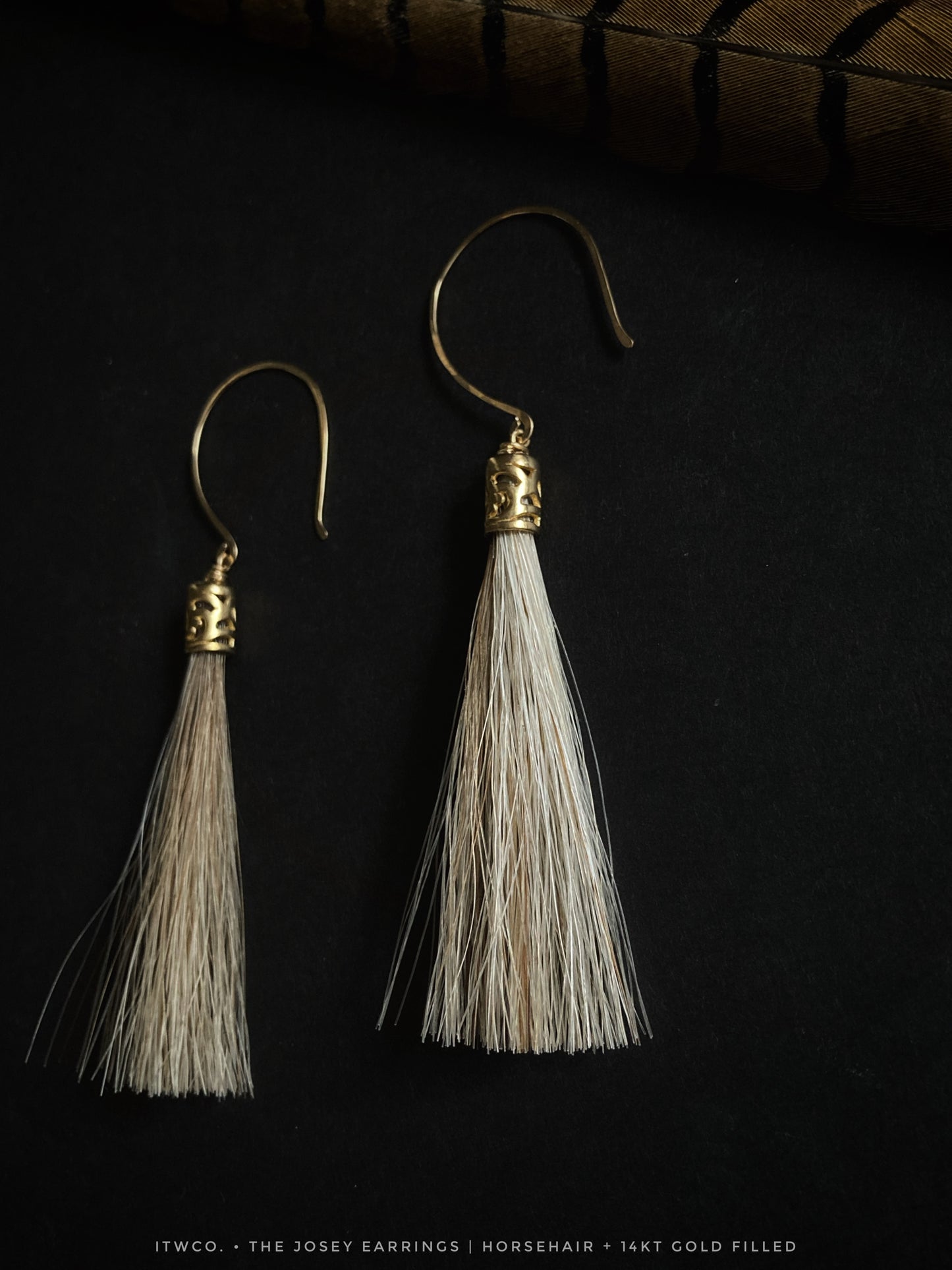 Josey Horsehair Tassel Tribute Earrings