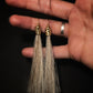 Josey Horsehair Tassel Tribute Earrings