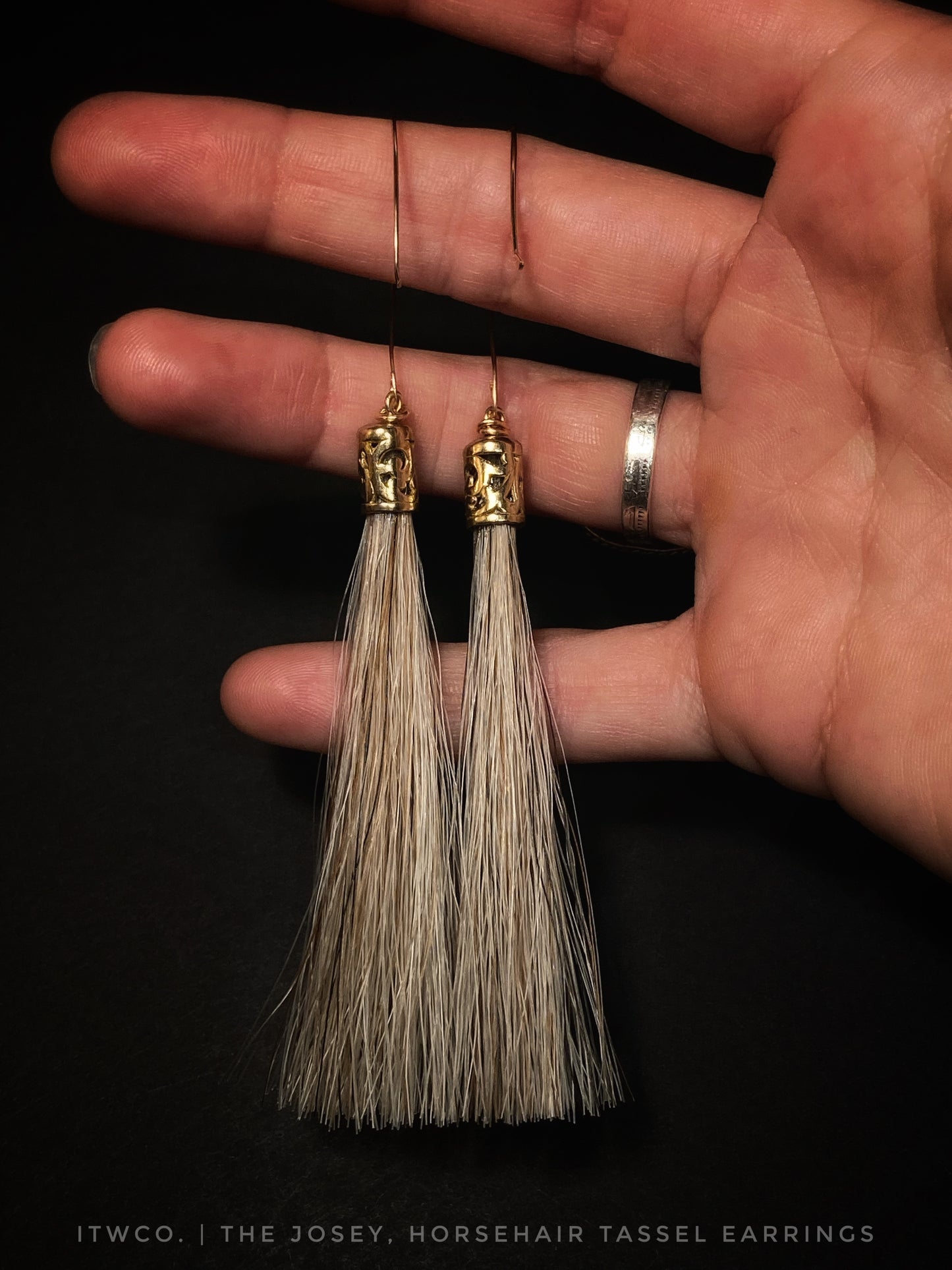 Josey Horsehair Tassel Tribute Earrings