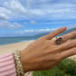 Hand Forged Antler Ring