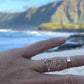 Wire Heart + Herkimer Ring