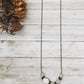 African Sea Glass + Mother Of Pearl Necklace