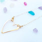 Hammered Heart Necklace