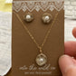 Signature Pearl Inlaid Antler Necklace MTO