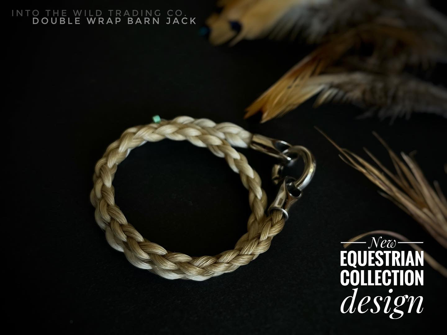 The Barn Jack Mini Double Wrap Horsehair Bracelet